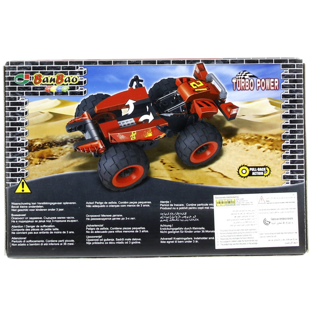 Banbao Turbo Power Rodeo Blocks 81 Pieces