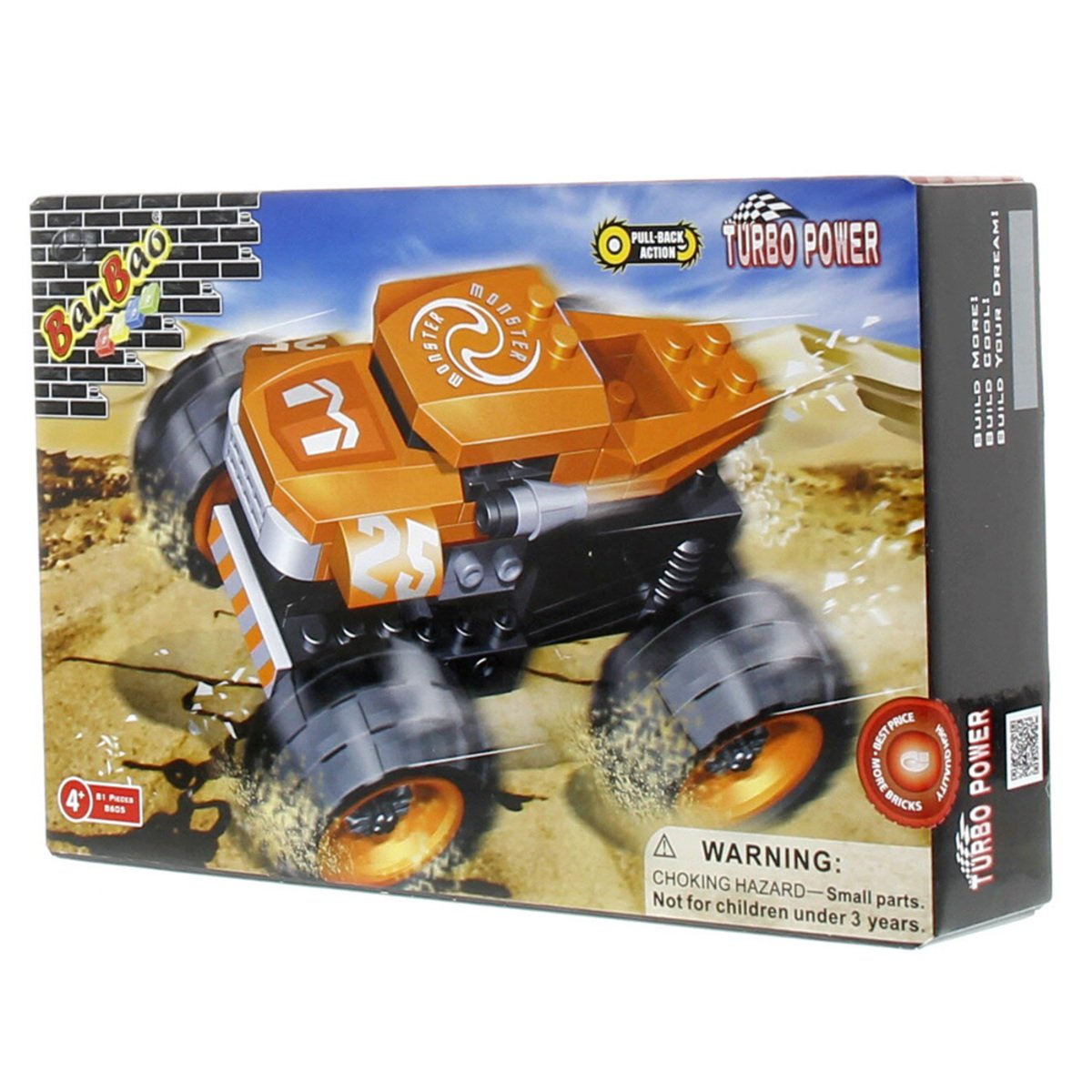 Banbao Turbo Power Monster Block 81 Pieces