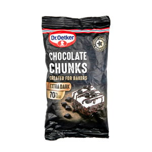 Dr. Oetker Chocolate Chunks Extra Dark 100 g