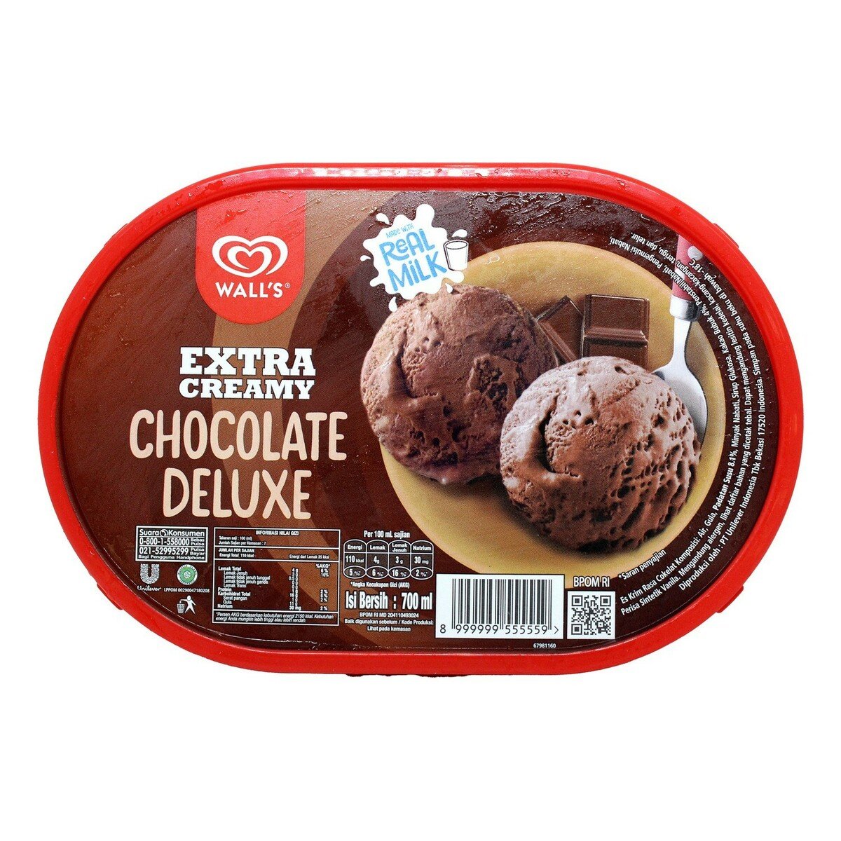 Wall's Chocolate Deluxe 700ml