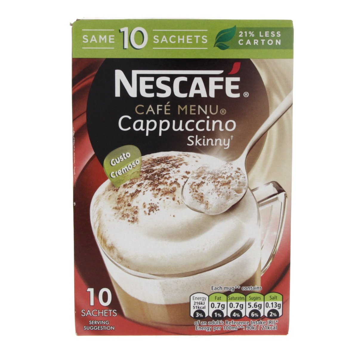 Nescafe Cappuccino Skinny 10pcs