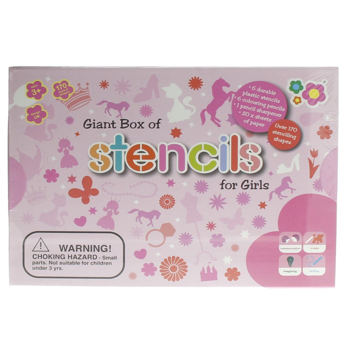 Giant Box of Stencils for Girls