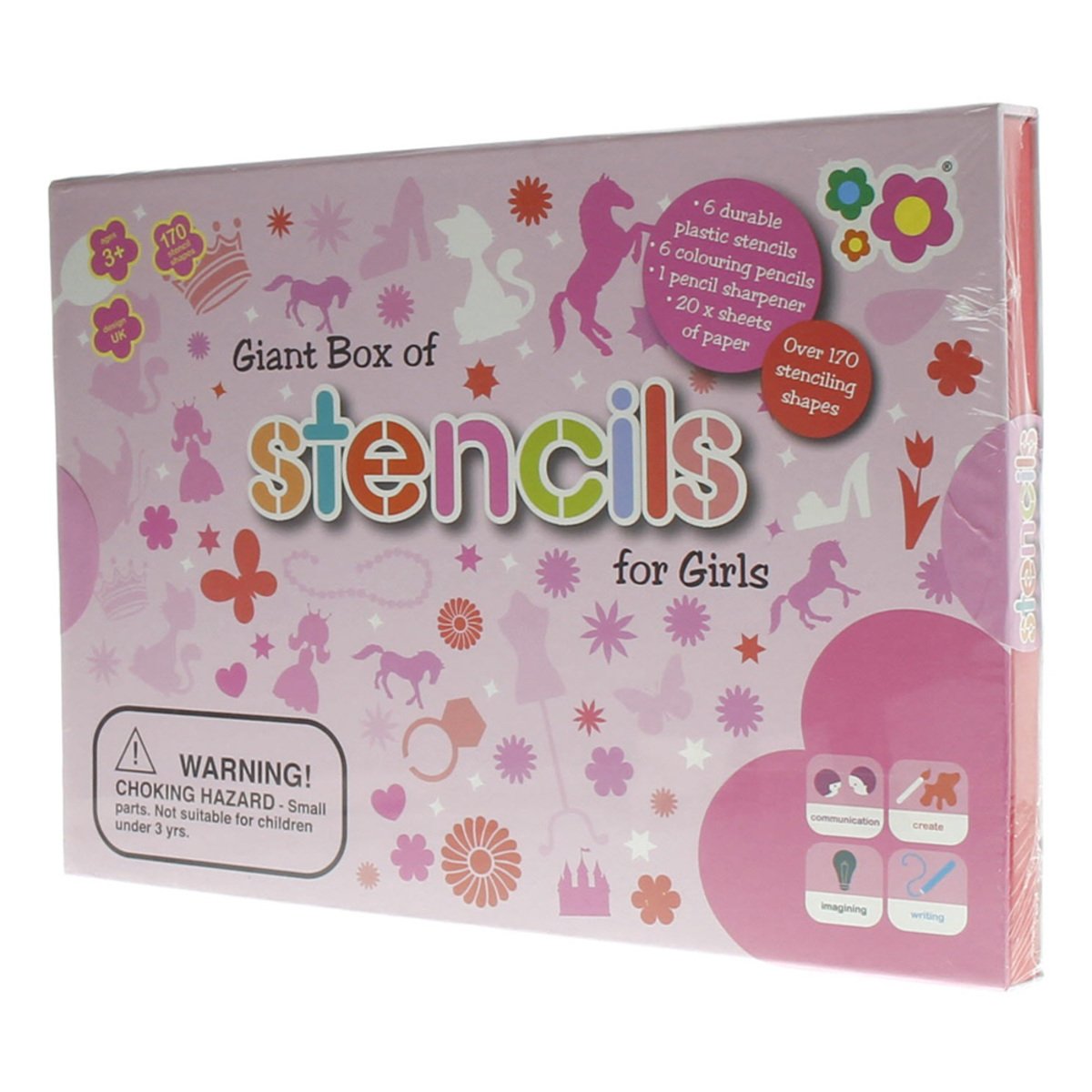 Giant Box of Stencils for Girls