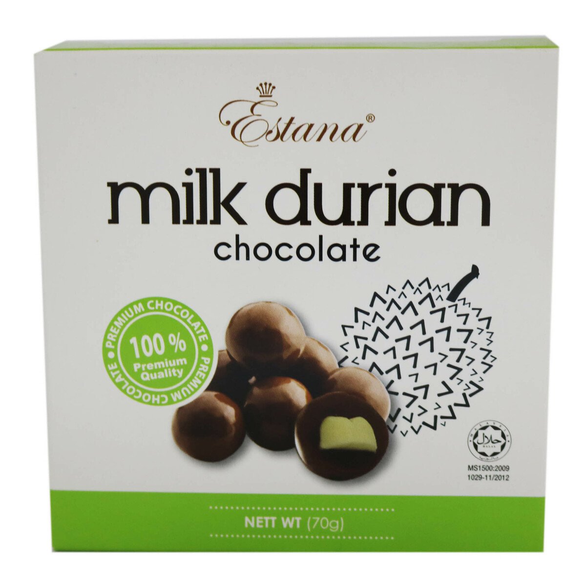 Estana Panned Milk Durian 70g