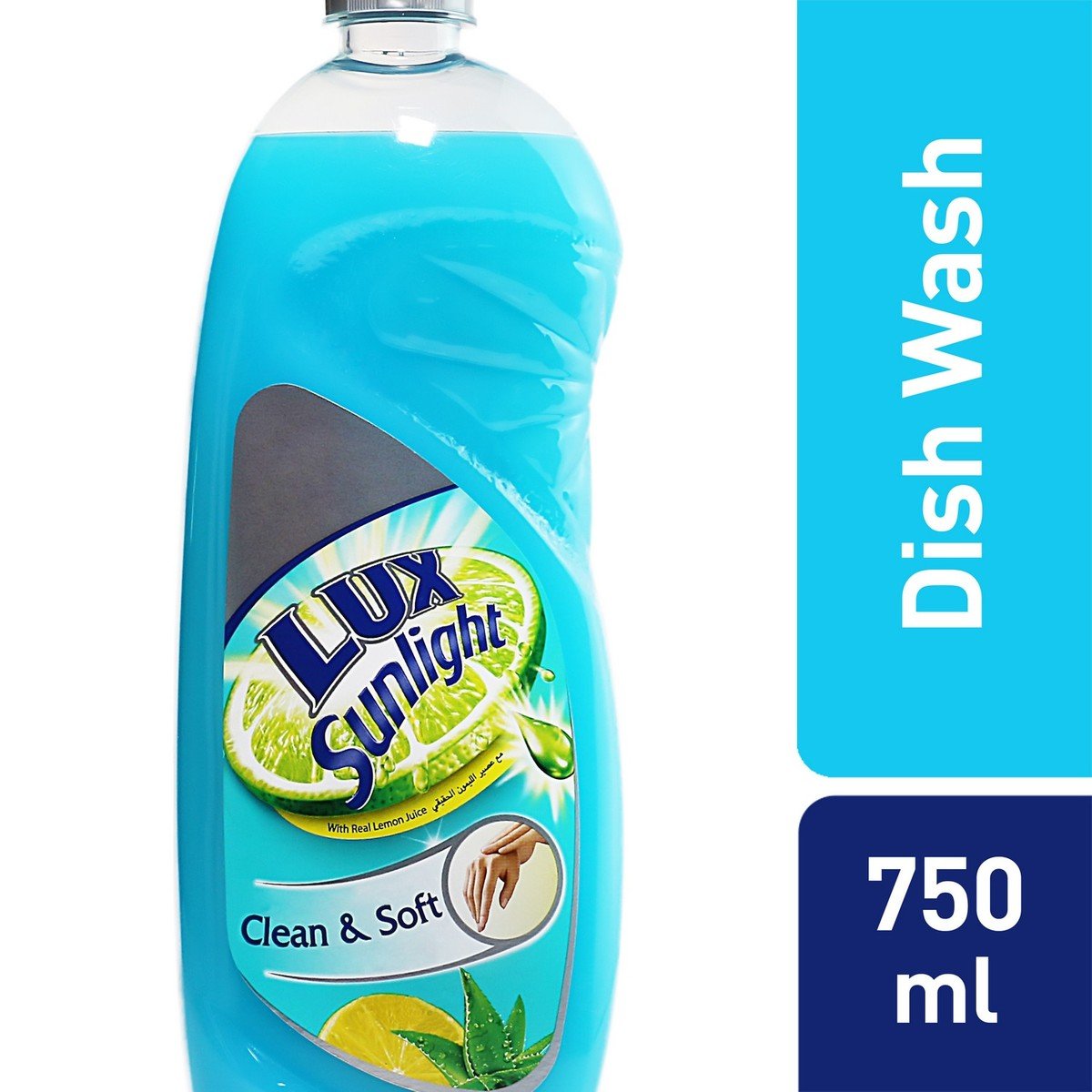 LUX Sunlight Dishwash Liquid Aloe Vera & Lemon 750ml