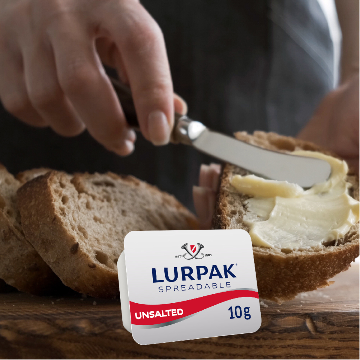 Lurpak Spreadable Butter Portions Unsalted 20 x 10 g