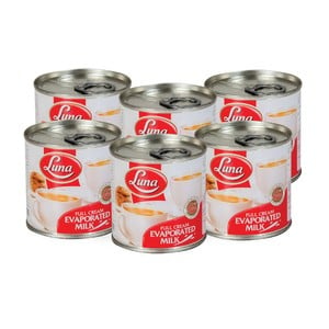 Luna Evaporated Milk 170 g x 6 pcs