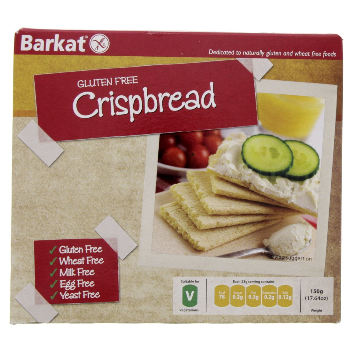 Barkat Crisp bread Gluten Free 150g