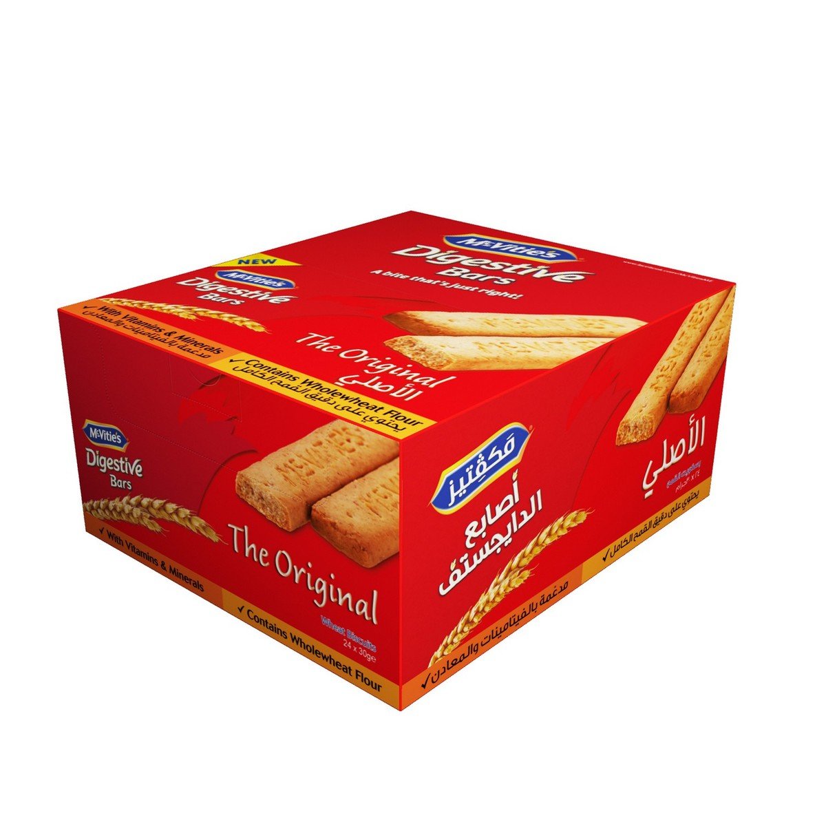 Mcvities The Original Digestive Bars 30g x 24 Pieces