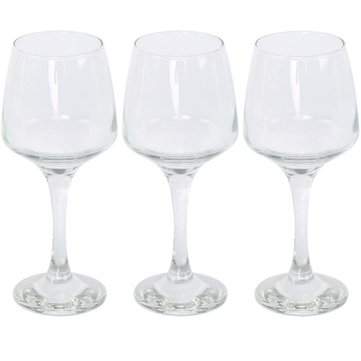 Art & Craft Lal Stem Glass 3pcs 250ml