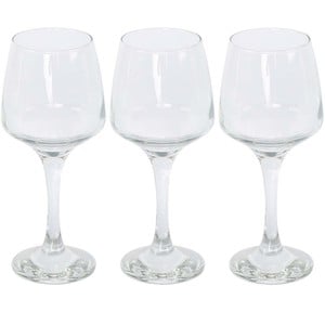 Art & Craft Lal Stem Glass 3pcs 250ml