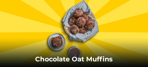 Chocolate Oat Muffins