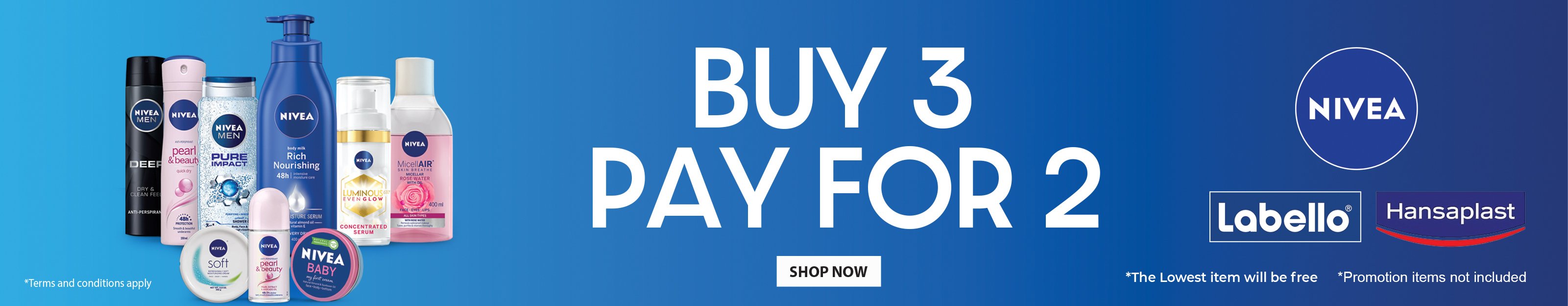 Nivea Banner Buy 3 Pay for 2 Oct 2024