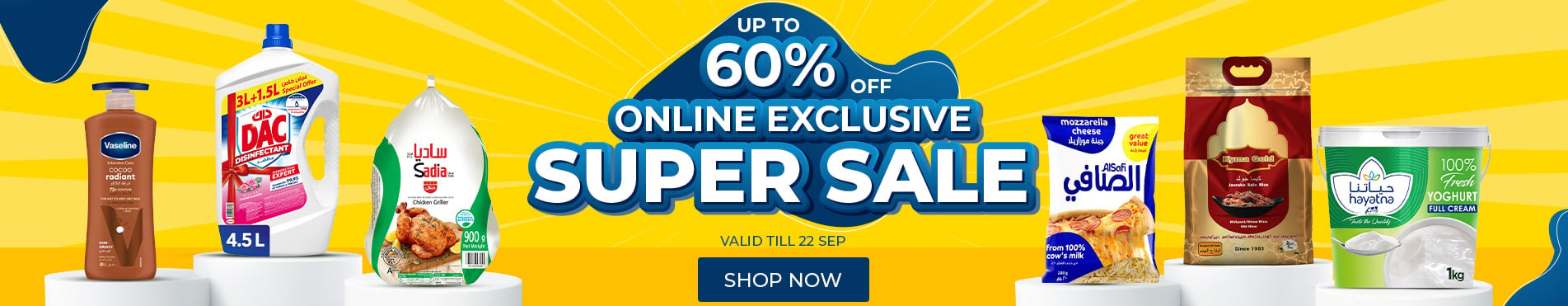 Super sale 18-09-24 - 22-09-24