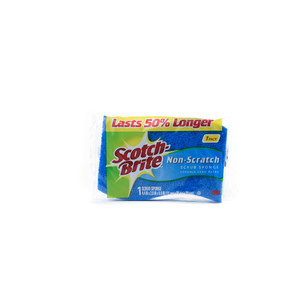 Scotch Brite Non-Scratch Scrub Sponge Size 111mm x 66mm x 20mm 1 pc