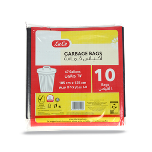 LuLu Garbage Bags 67 gallon Size 105x125cm 10pcs