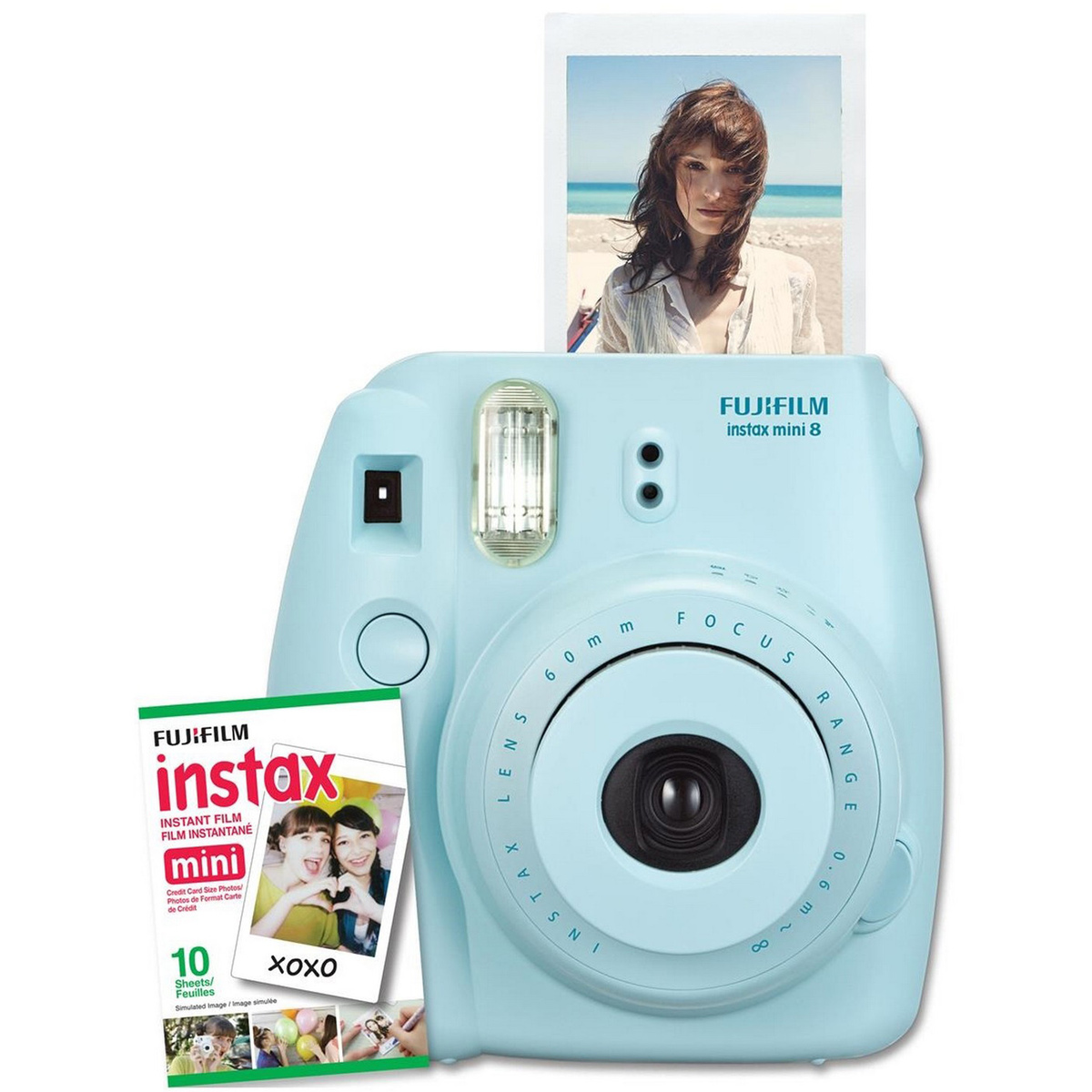 Buy Fujifilm Instax Mini 8 Instant Camera Blue Online Lulu Hypermarket Qatar