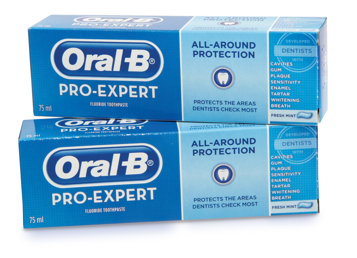 Buy Oral B Pro Expert Tooth Paste Fresh Mint 75ml X 2pcs Online Lulu Hypermarket Qatar