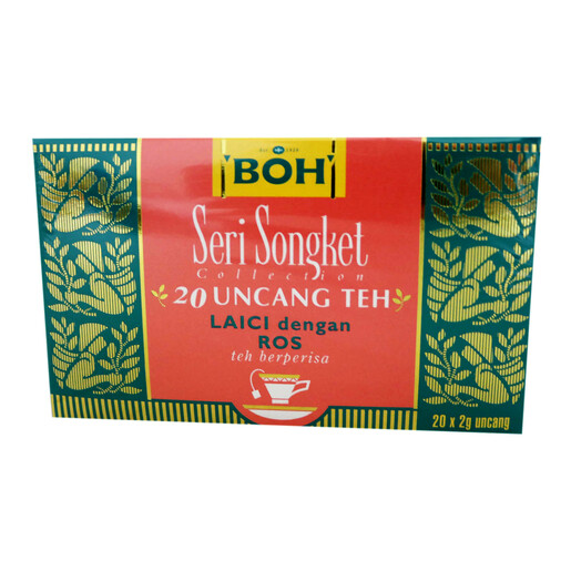 Buy Boh Seri Songket Lychee With Rose Tea 20 X 2g Online Lulu Hypermarket Malaysia