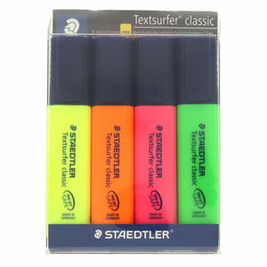 Staedtler Highlighter 364 ABK4 4's