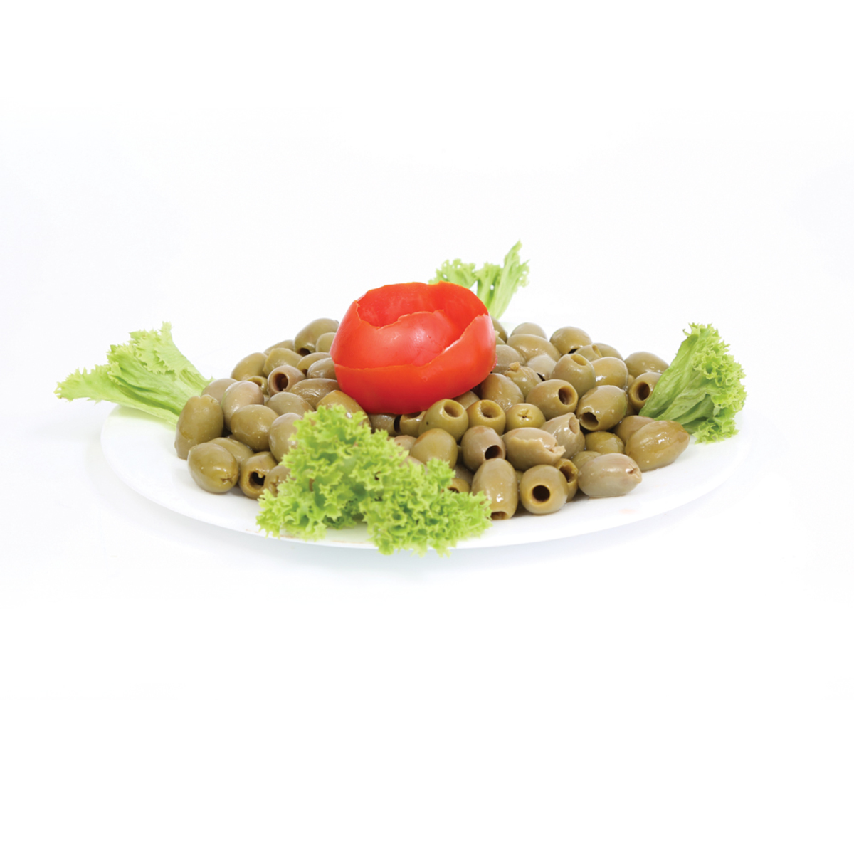 Buy Greek Green Pitted Olives Jumbo 300g Approx. Weight Online Lulu