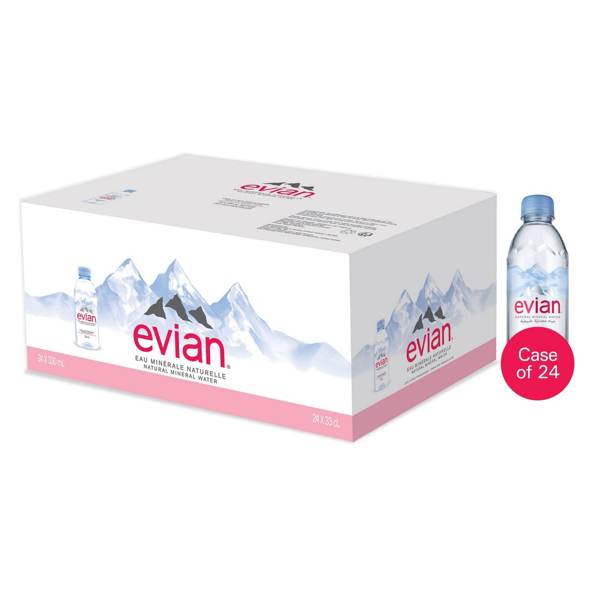 Buy Evian Natural Mineral Water 330ml X 6 Pieces Online Lulu Hypermarket Uae