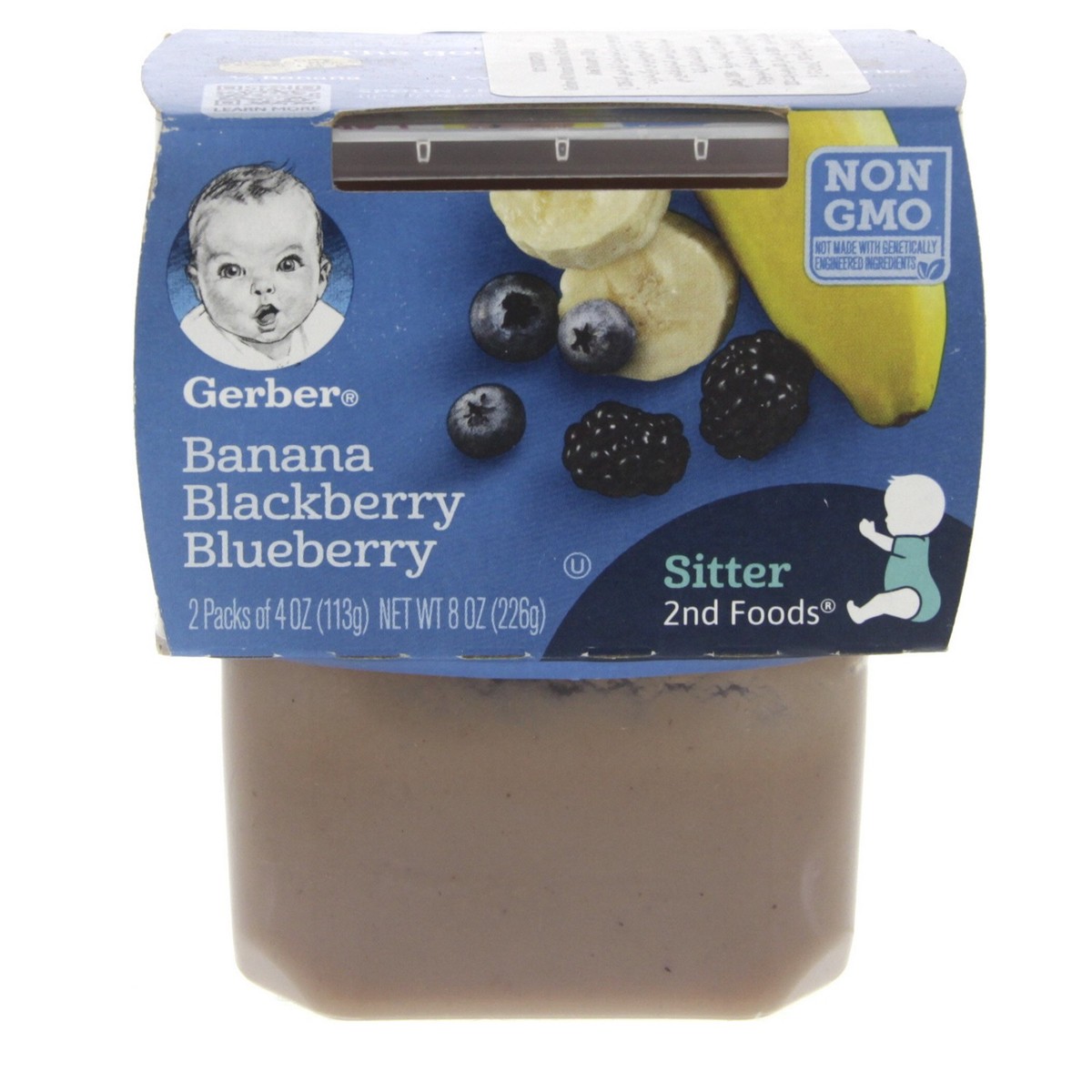 Gerber Banana Blackberry Blueberry 226 g