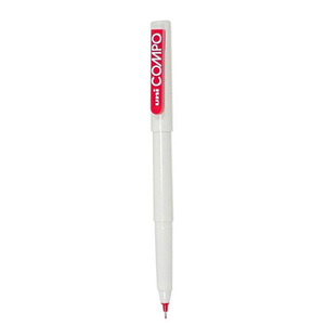 Uni-Ball Compo Pen MI-PIN115 Red