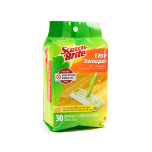 3M Scotch Brite Easy Sweeper Refill (Dry) Size 28cm x 21cm 30pcs