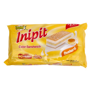 Lemon Square Inipit Custard Cake Sandwich 10 x 22 g