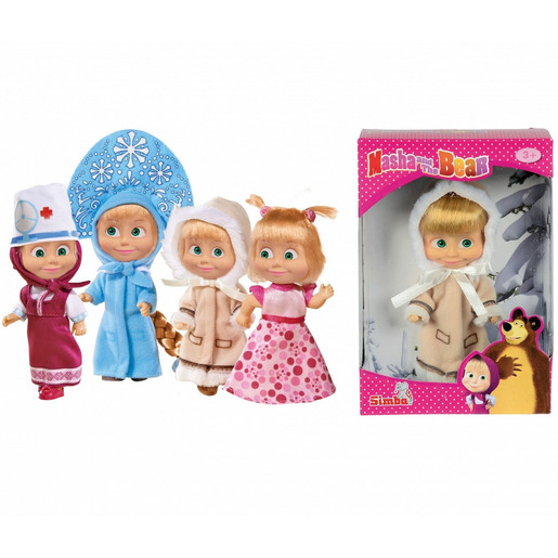 masha and bear doll set