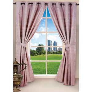 Maple Leaf Window Curtain 150x230cm Oxford (8 Rings) Single Assorted Per pc