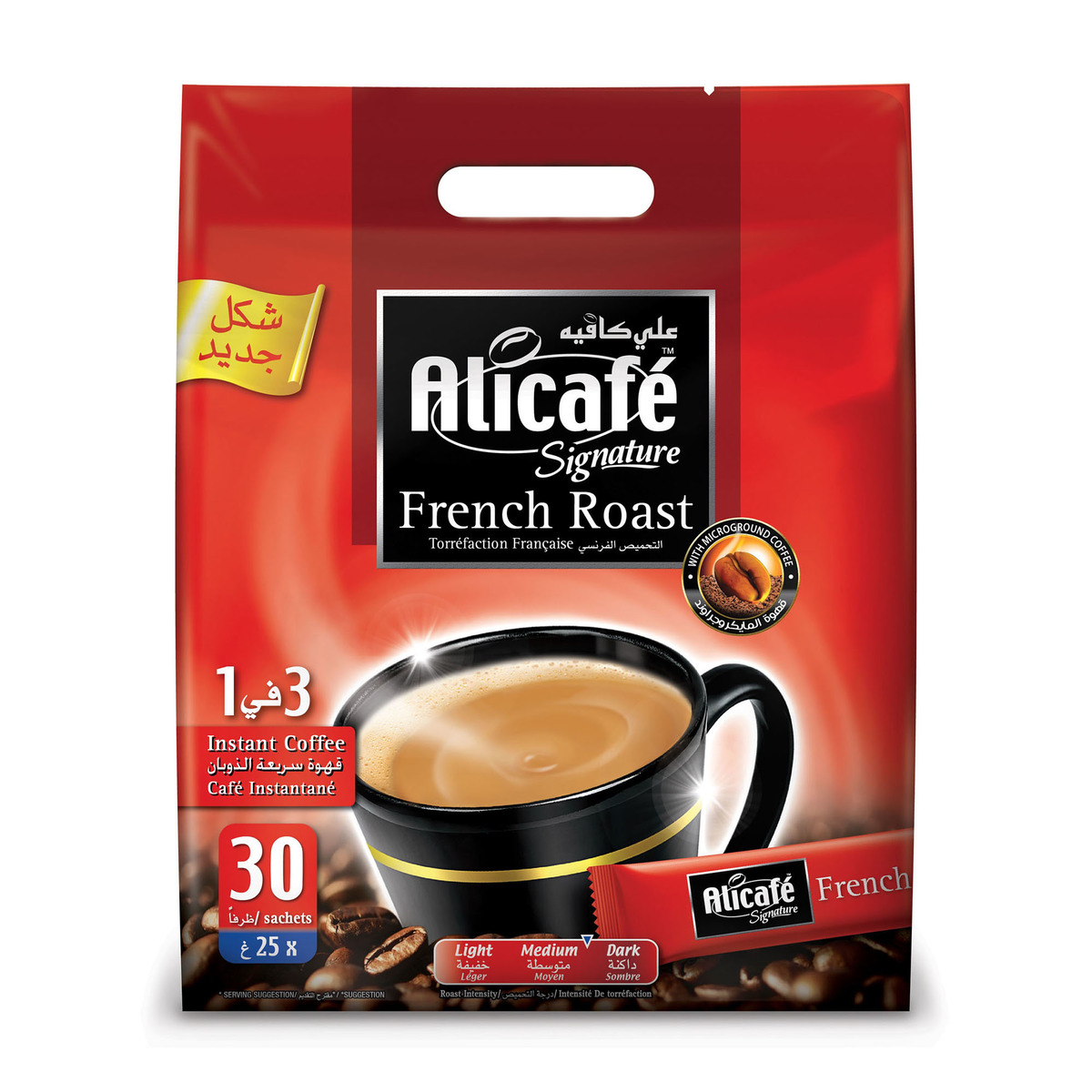 Alicafe Signature 3 in 1 French Roast Coffee 30 x 25g Online at Best ...