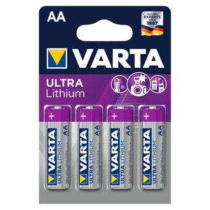 Varta Lithium AA Battery 4pcs