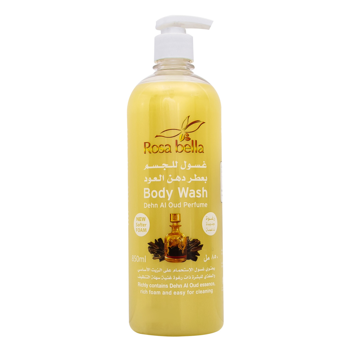 Rosa Bella Body Wash Dehn Al Oud Perfume 850 ml