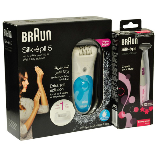 Buy Braun Silk Epilator 5 Se 5511 Braun Bikini Styler Fg1100 Online Lulu Hypermarket Oman