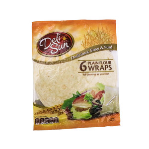 Deli Sun Plain Flour Wraps 6 pcs 360 g