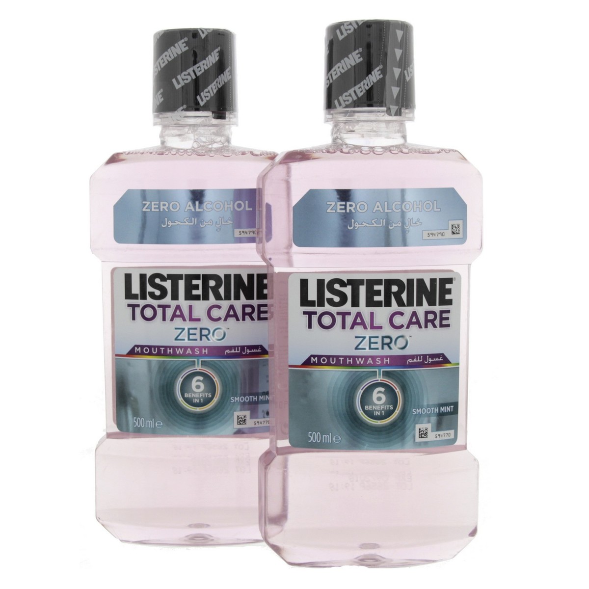 Listerine Zero Total Care Mouthwash 500 ml x 2 pcs