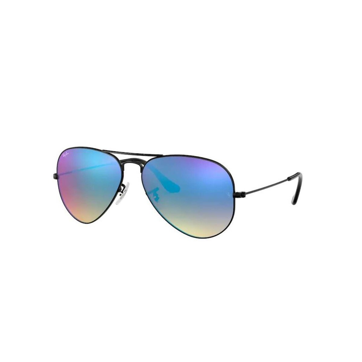 Buy Rayban Men S Sunglass 3025 Aviator Large Metal Shiny Black Online Lulu Hypermarket Ksa