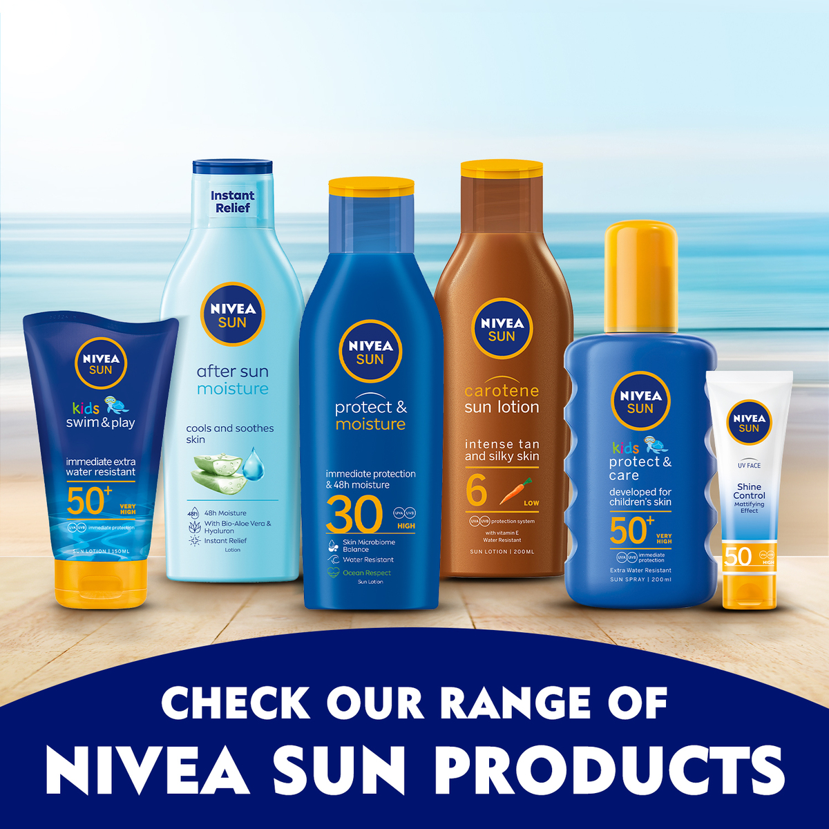 Nivea Sun Lotion Protect & Moisture SPF30 200 ml