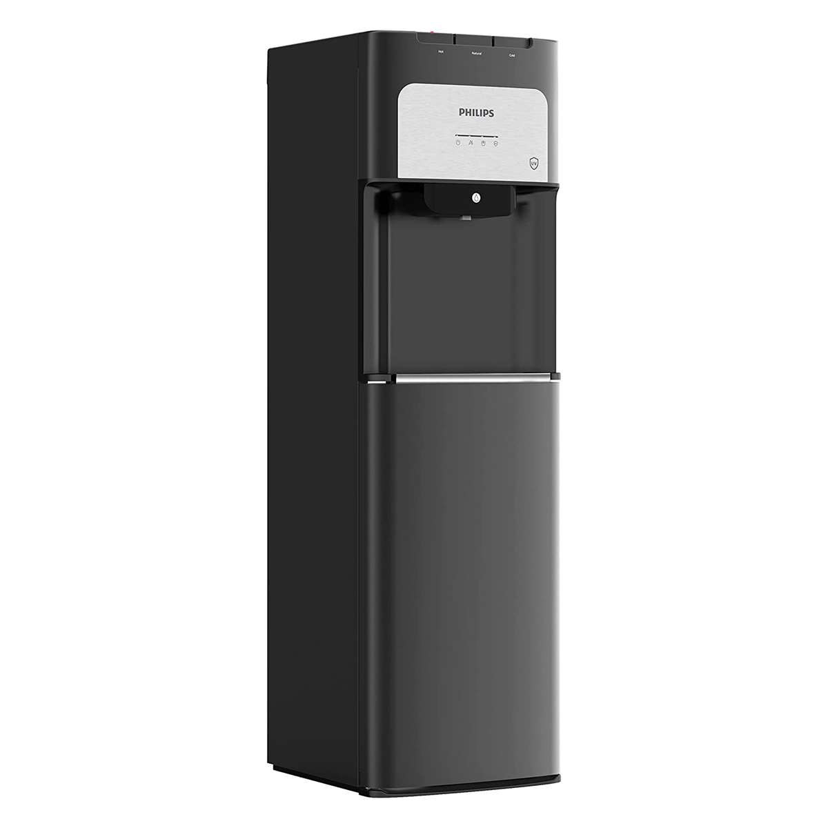 Philips Bottom Load Water Dispenser with UV-LED Disinfection + Micro P-Clean Filtration, Black, ADD4972BKS/56