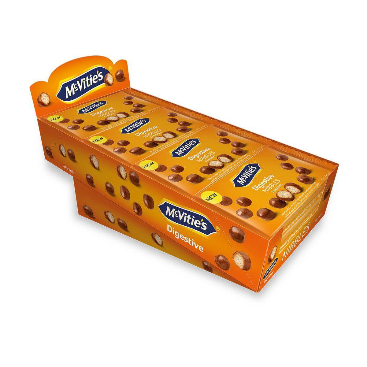 McVitie's Digestive Nibbles Caramel 12 x 37 g