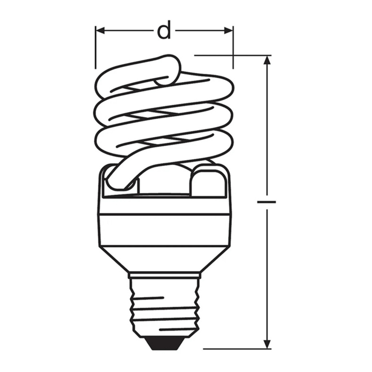 Osram Dulux Mini Twist CFL Bulb, 20W, 3 Pcs, Cool White