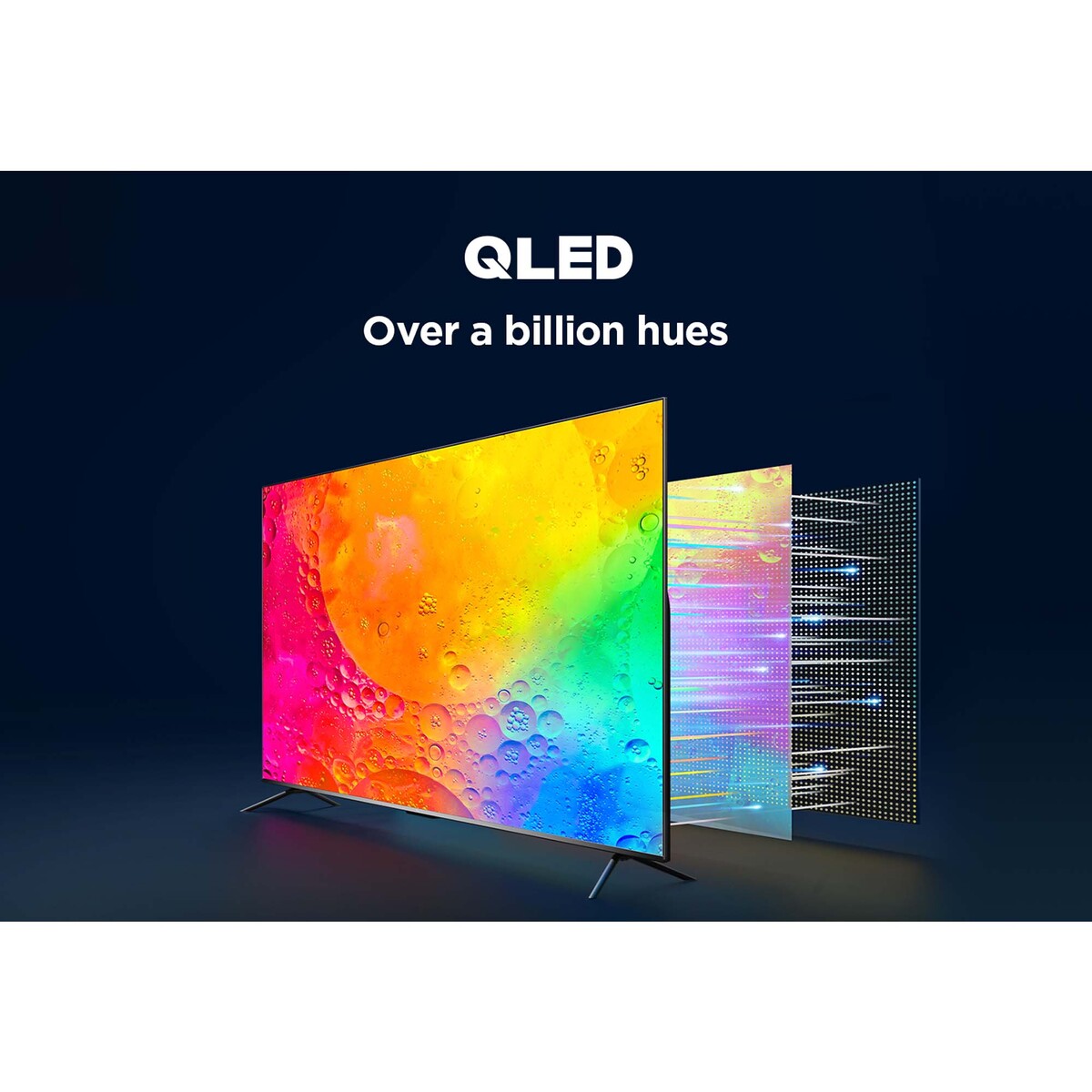 TCL 75 Inches 4K Google Smart QLED TV, Black, 75C645