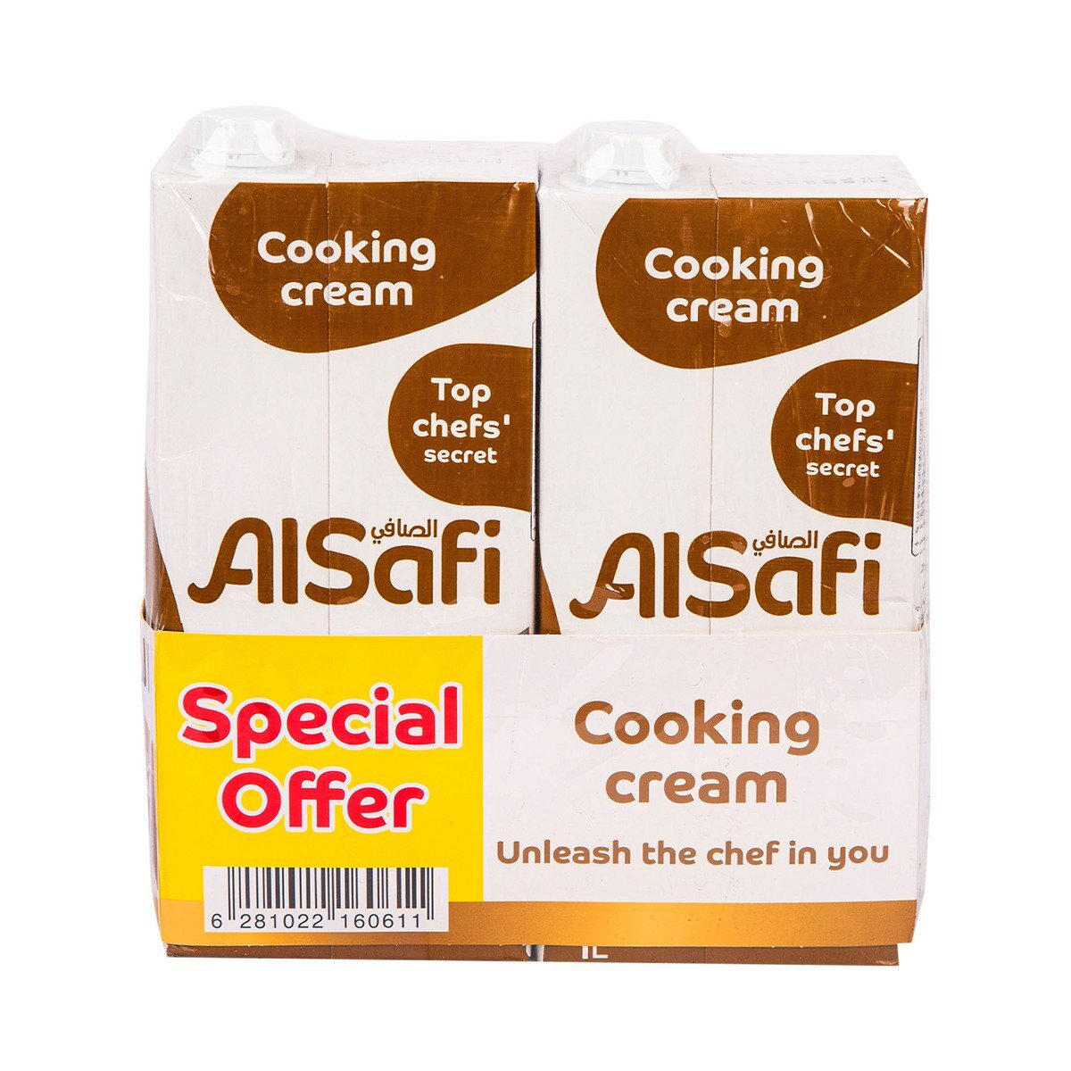 Al Safi Cooking Cream Value Pack 2 x 1 Litre