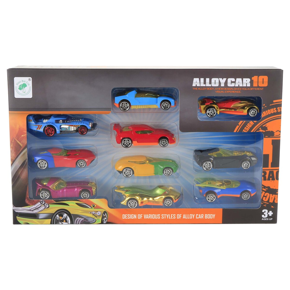 Skid Fusion Die Cast Cars 10 Pcs 8620 Assorted