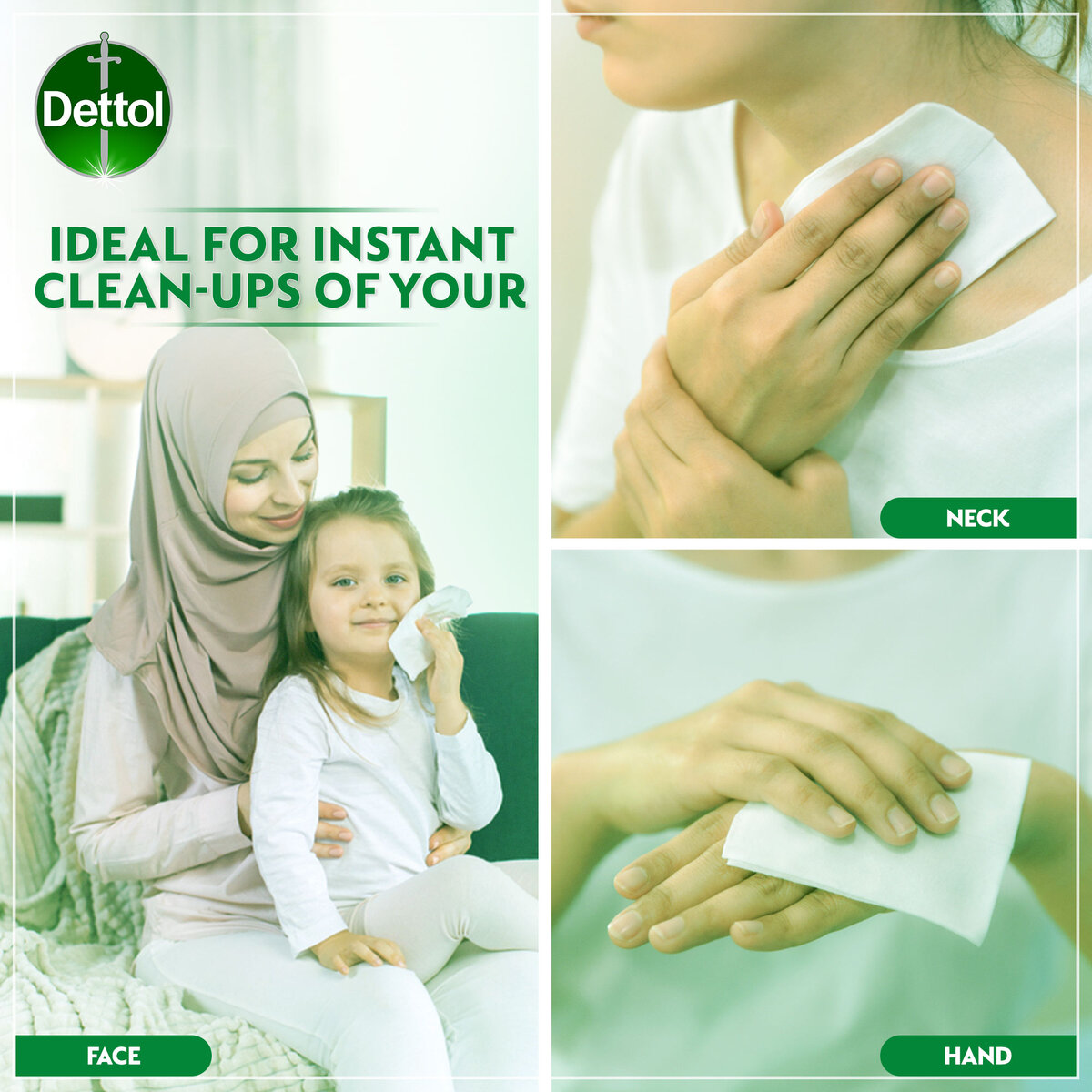 Dettol Original Antibacterial Skin Wipes 20pcs