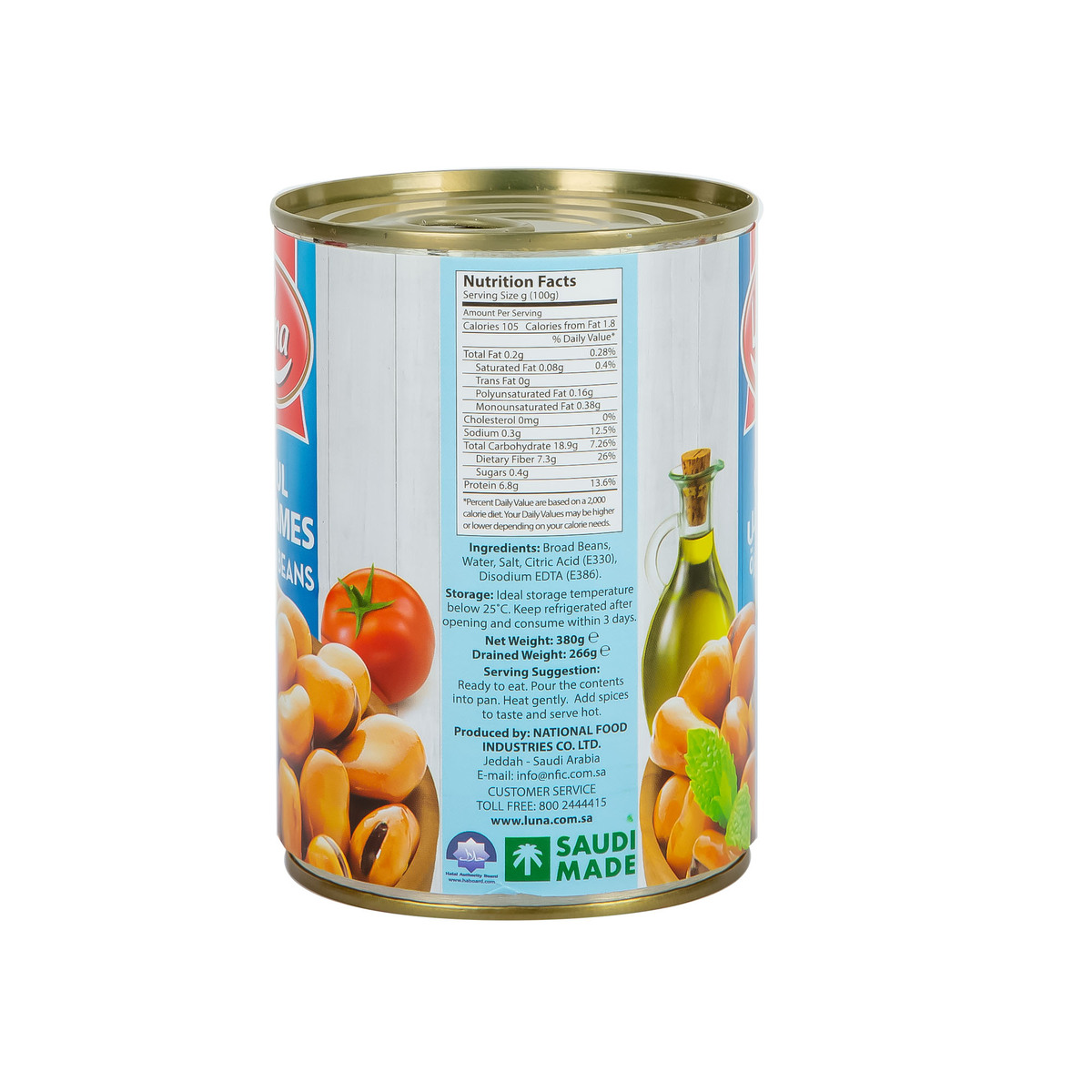 Luna Foul Medames Broad Beans 380 g