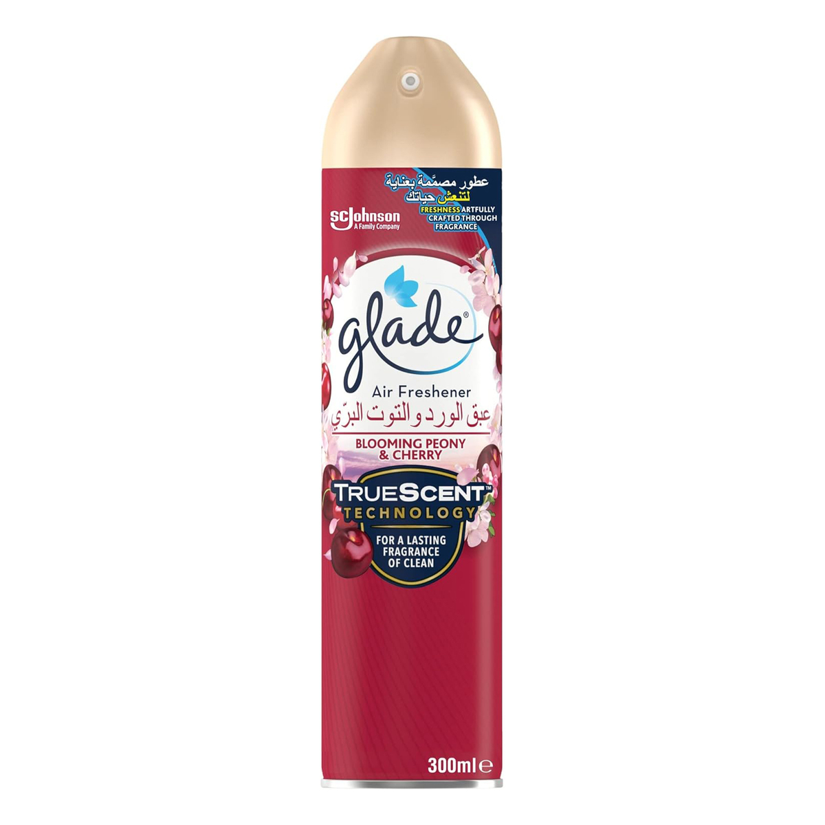 Glade Rose + Blooming Peony & Cherry Air Freshener Value Pack 3 x 300 ml