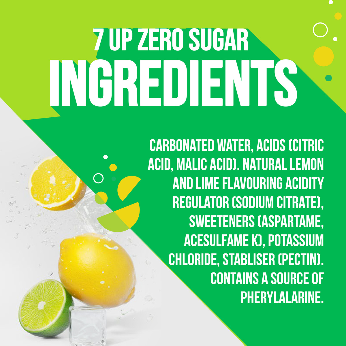 7Up Zero Zesty Lemon & Lime Flavor Zero Sugar Can 155 ml